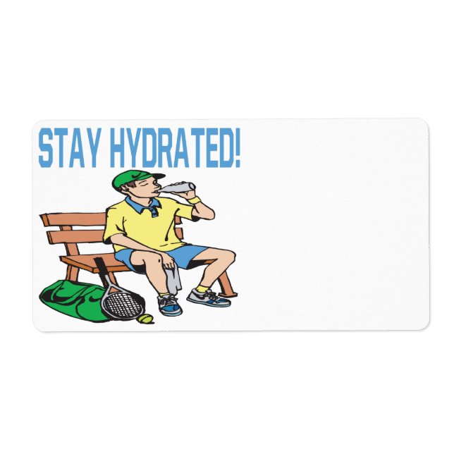 Stay Hydrated Label (Front)