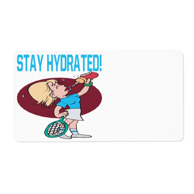Stay Hydrated Label (Front)