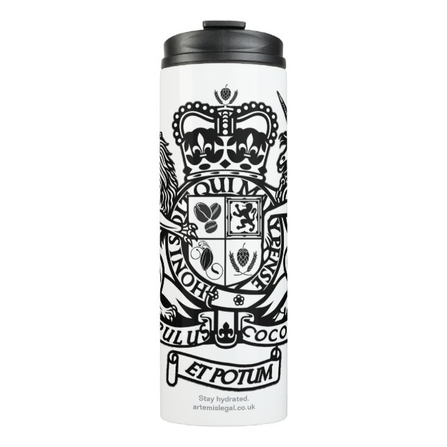 "Stay hydrated" thermal tumbler (Front)