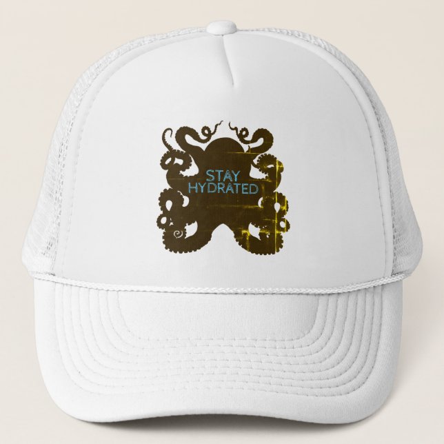 Stay Hydrated Trucker Hat (Front)