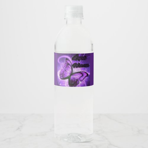 Stay hydrated water bottle label