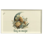 Stay in Magic Winter Moon Design Place Card Holder