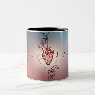 Stay in Rhythm: Heartbeat in Motion Mug