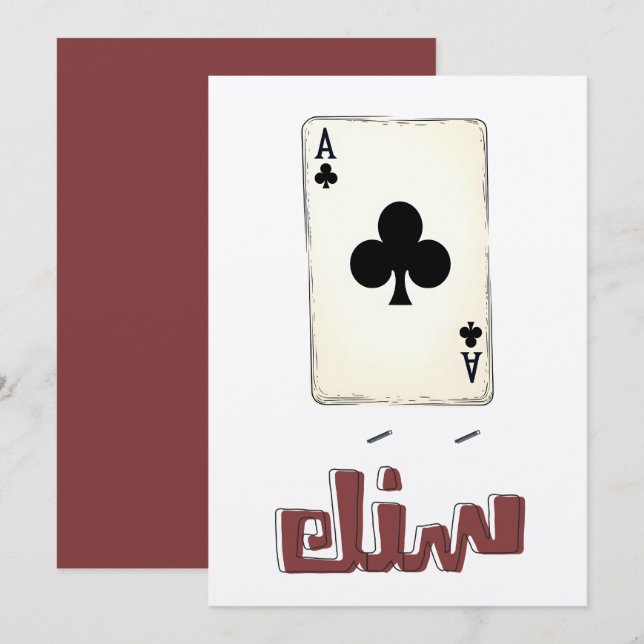 Stay in the Club! سنك كوتشينة شدة Invitation (Front/Back)