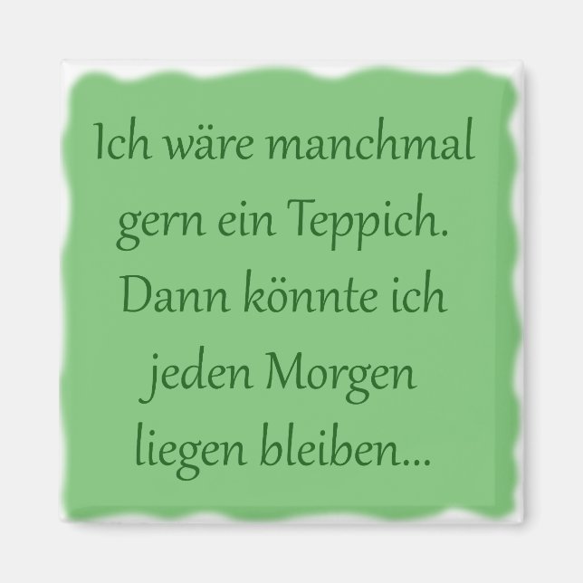 stay in the morning magnet (Front)