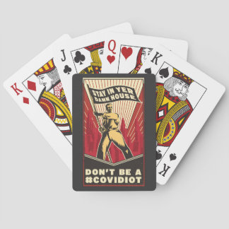 STAY IN YER HOUSE playing cards