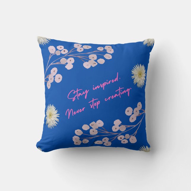 stay inspired pillow (Front)