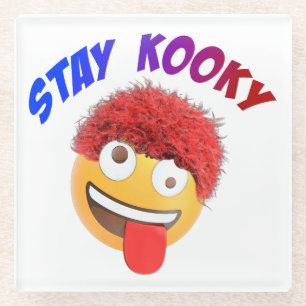 Stay Kooky Glass Coaster
