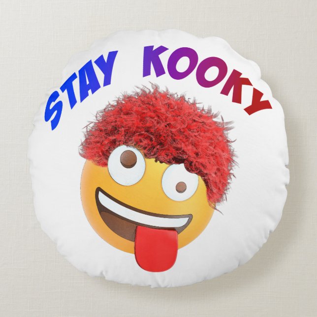 Stay Kooky Round Pillow (Front)