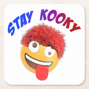 Stay Kooky Square Paper Coaster