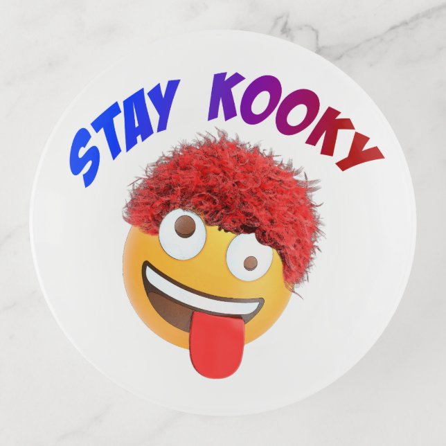 Stay Kooky Trinket Tray (Front)