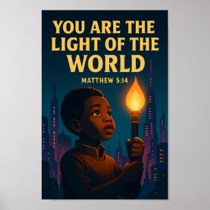 Stay Lit – Matthew 5:14 Poster