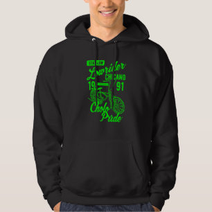 Stay Low Cholo Pride Chicano Lowrider Bicycle Retr Hoodie
