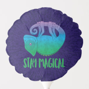 Stay Magical Levitating Chameleon Balloon