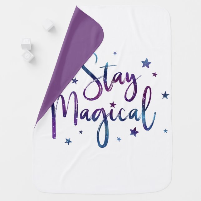 Stay Magical Stroller Blanket (In Situ)