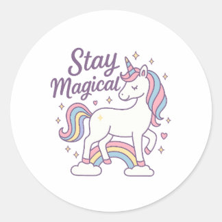 Stay Magical Unicorn Sticker