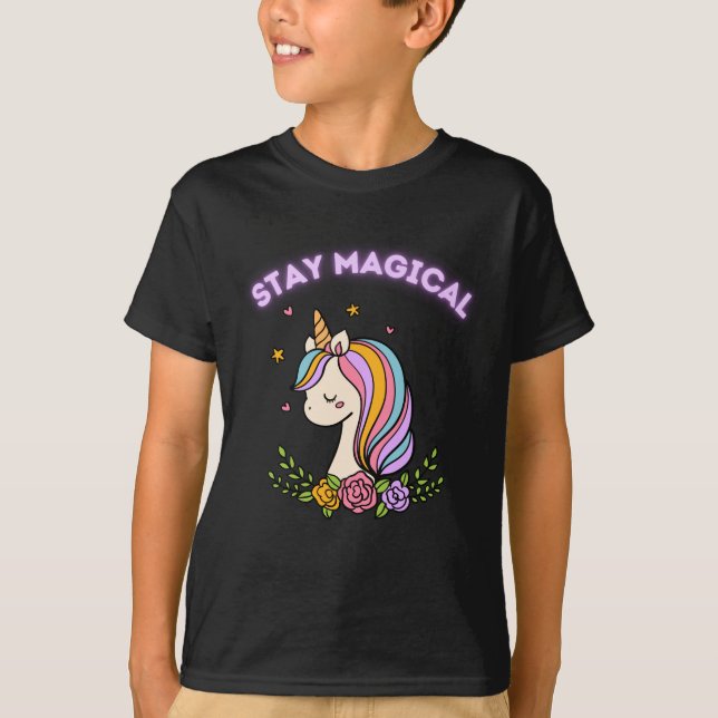 Stay Magical Unicorn  T-Shirt (Front)