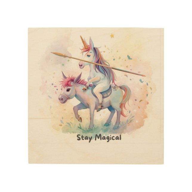 Stay Magical Wood Wall Art (Front)
