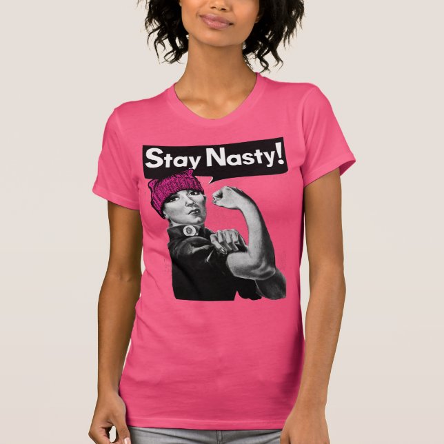 Stay Nasty Pussyhat Protest Shirt (Front)