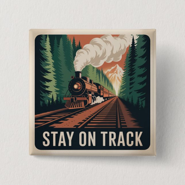 Stay On Track Button (Front)