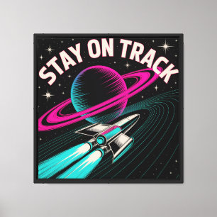 Stay On Track Canvas Print