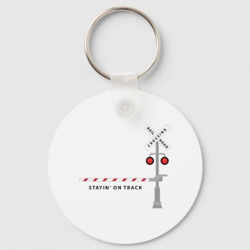 Stay On Track Keychain
