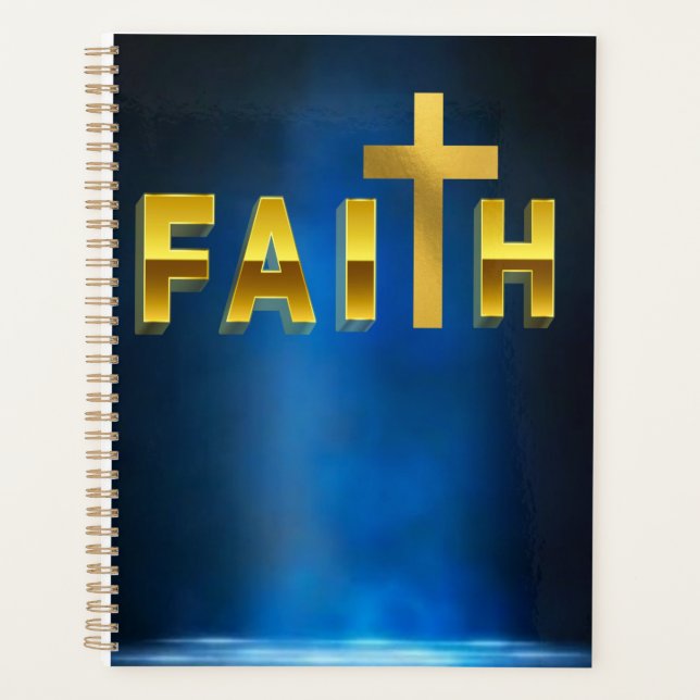 "Stay organized, stay inspired with our faith Planner (Front)