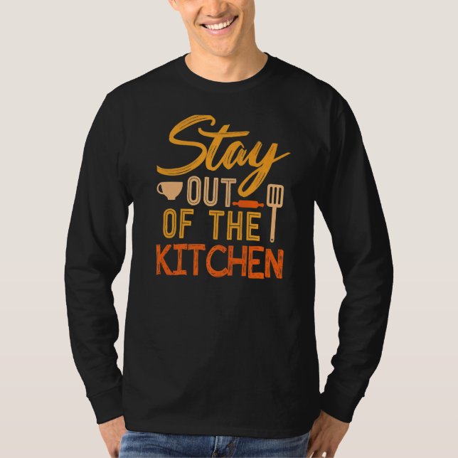 Stay Out Of Kitchen Big Dill Pickleball T-Shirt (Front)
