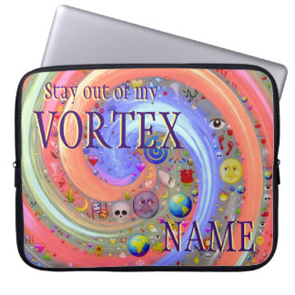Stay Out Of My VORTEX Personalized Laptop Sleeve