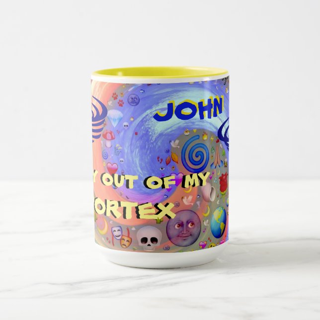 Stay Out Of My Vortex Personalized Mug (Center)
