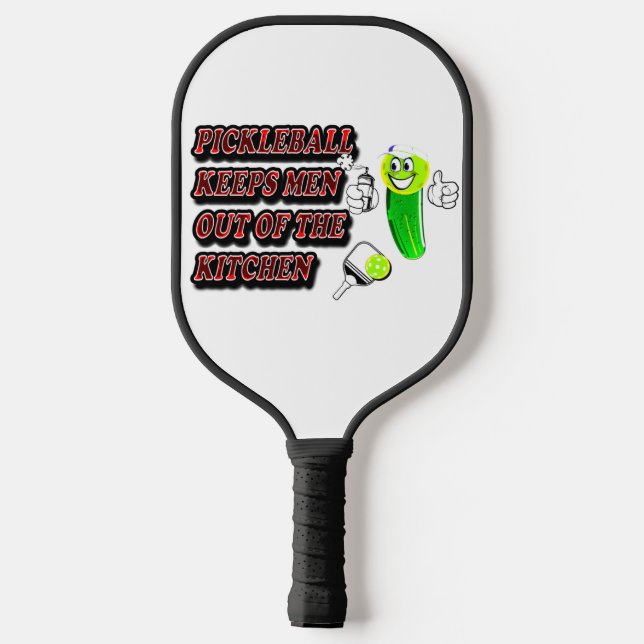 Stay Out of the Kitchen Pickleball Pickleball Paddle (Back)