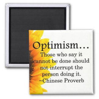Stay out of the way of optimism