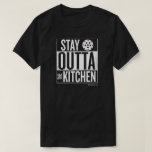 "Stay Outta the Kitchen" Pickleball T-Shirt<br><div class="desc">Let your partner know you mean it!</div>