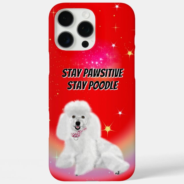 Stay Pawsitive Case-Mate iPhone Case (Back)