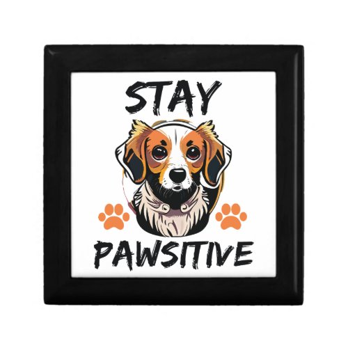 Stay Pawsitive Dog Lover Gift Box