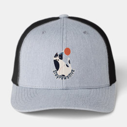 Stay Pawsitive Tuxedo Cat Birthday Party Headwear 