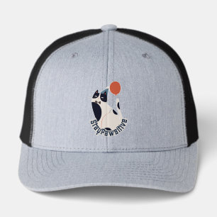 Stay Pawsitive Tuxedo Cat Birthday Party Headwear 
