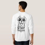 Stay Pawsome – Cool Dog with Sunglasses Funny  Sweatshirt