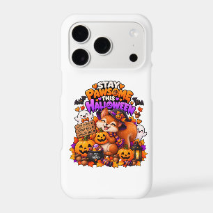 Stay Pawsome This Halloween Cute Fox iPhone 17 Pro Case