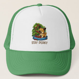 Stay Perky Motivational Trucker Hat