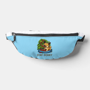 Stay Perky Puppy and Coffee Harvest Fanny Pack
