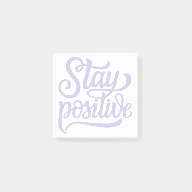 Stay Positive Blue Post-it Notes (Front)