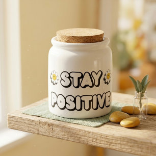Stay Positive Candy Jar