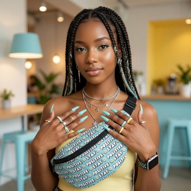 Stay Positive Fanny Pack (Creator Uploaded)