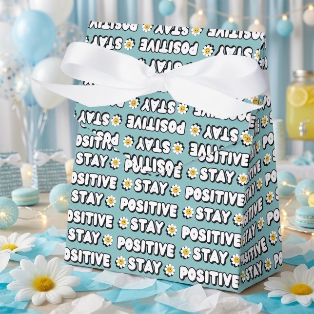 Stay Positive Favor Boxes (Creator Uploaded)