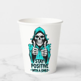 Stay Positive – Inspirational Motivational  Paper Cups