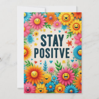 stay positive invitation