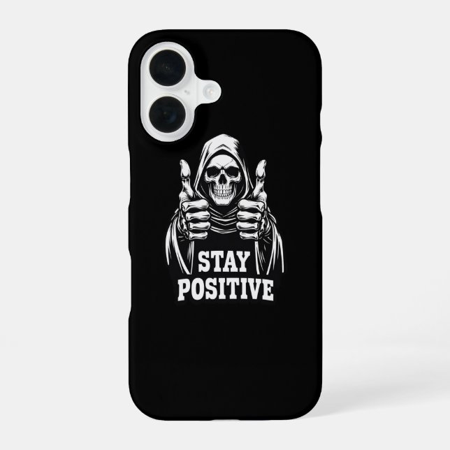 Stay Positive Iphone Case (Back)