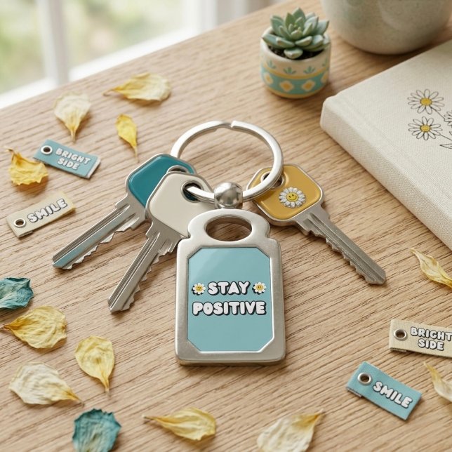 Stay Positive Keychain (Creator Uploaded)