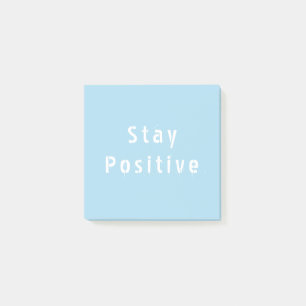 Stay Positive Motivational Post-it Notes